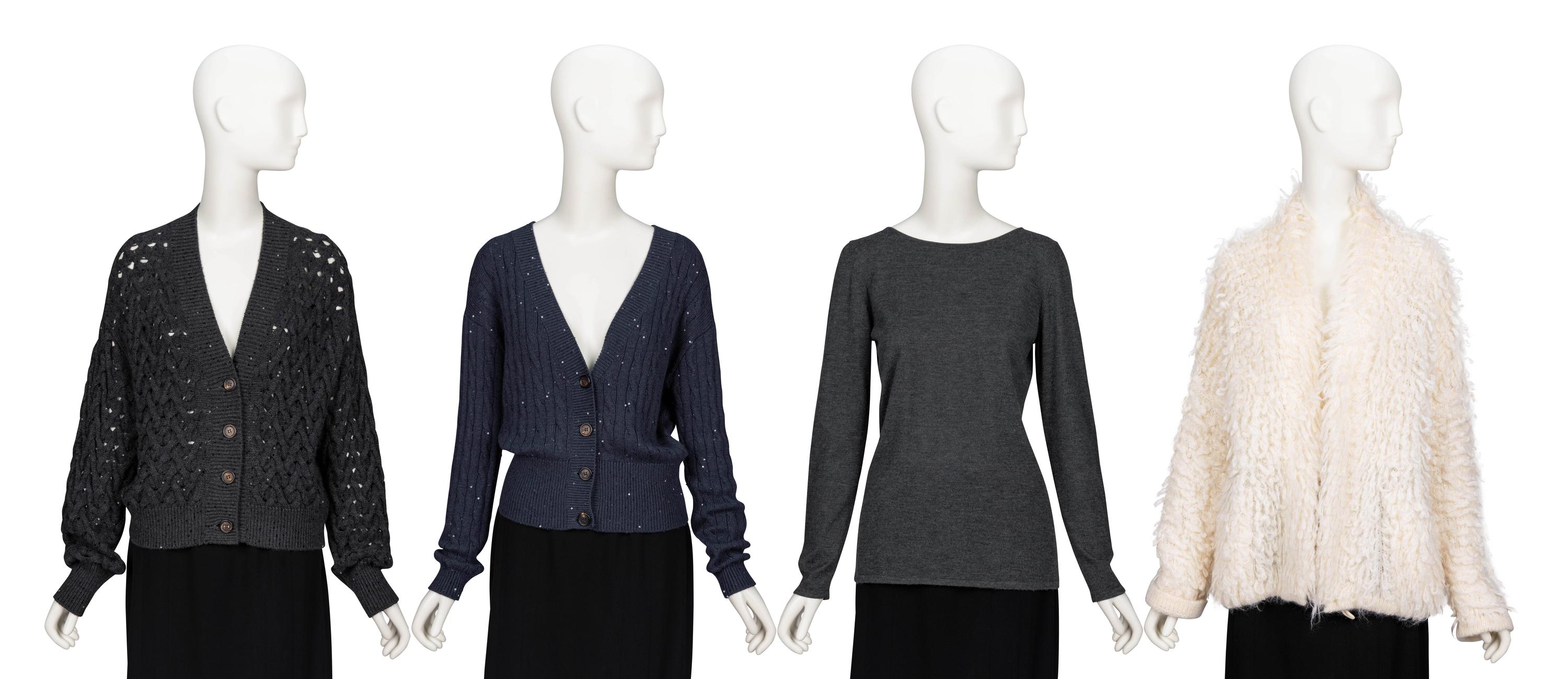 Brunello Cucinelli, Four Knit Tops