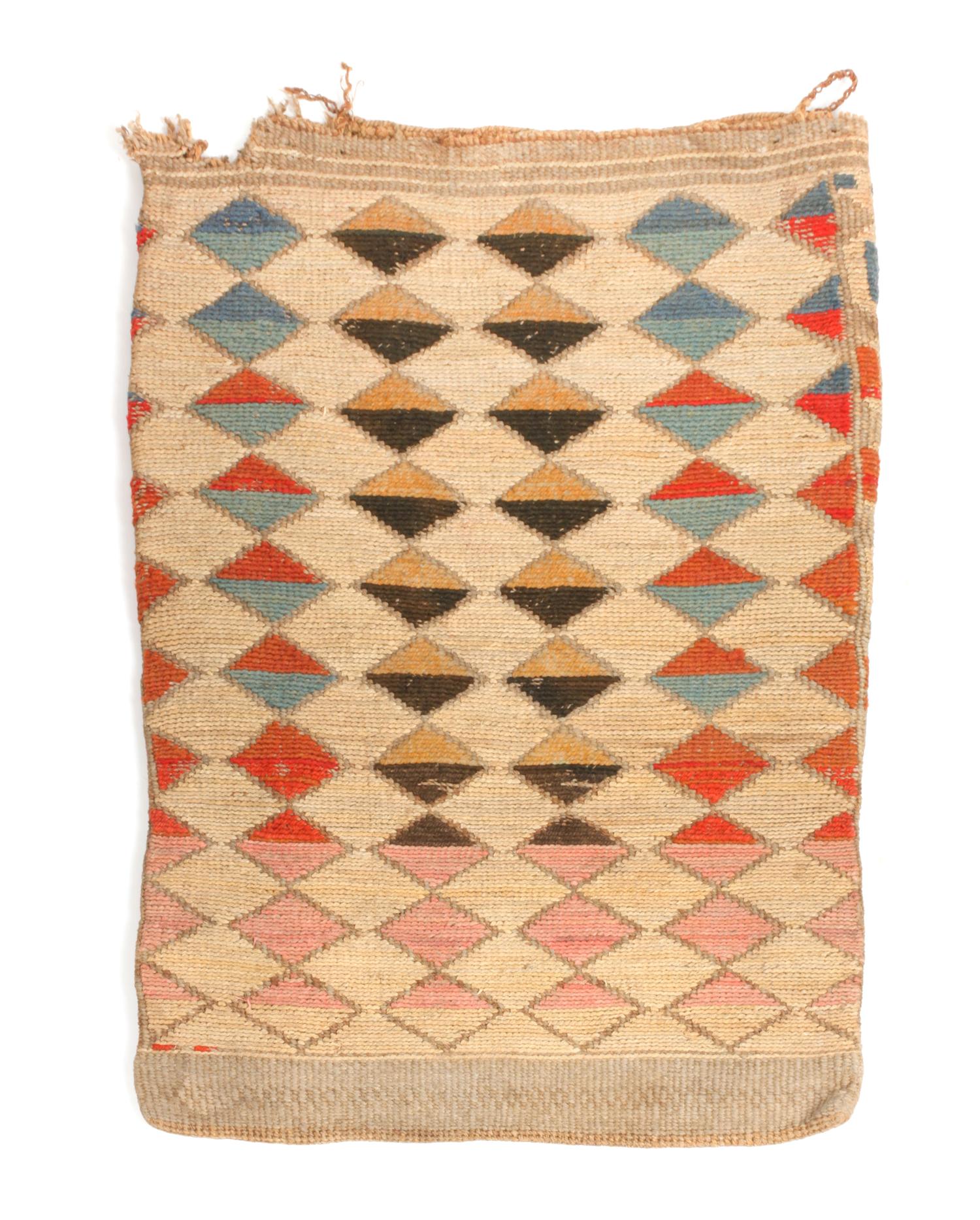 Nez Perce Corn Husk Bag Height 16 x width 21 1/2 inches — Late 19th/ Early 20th Century