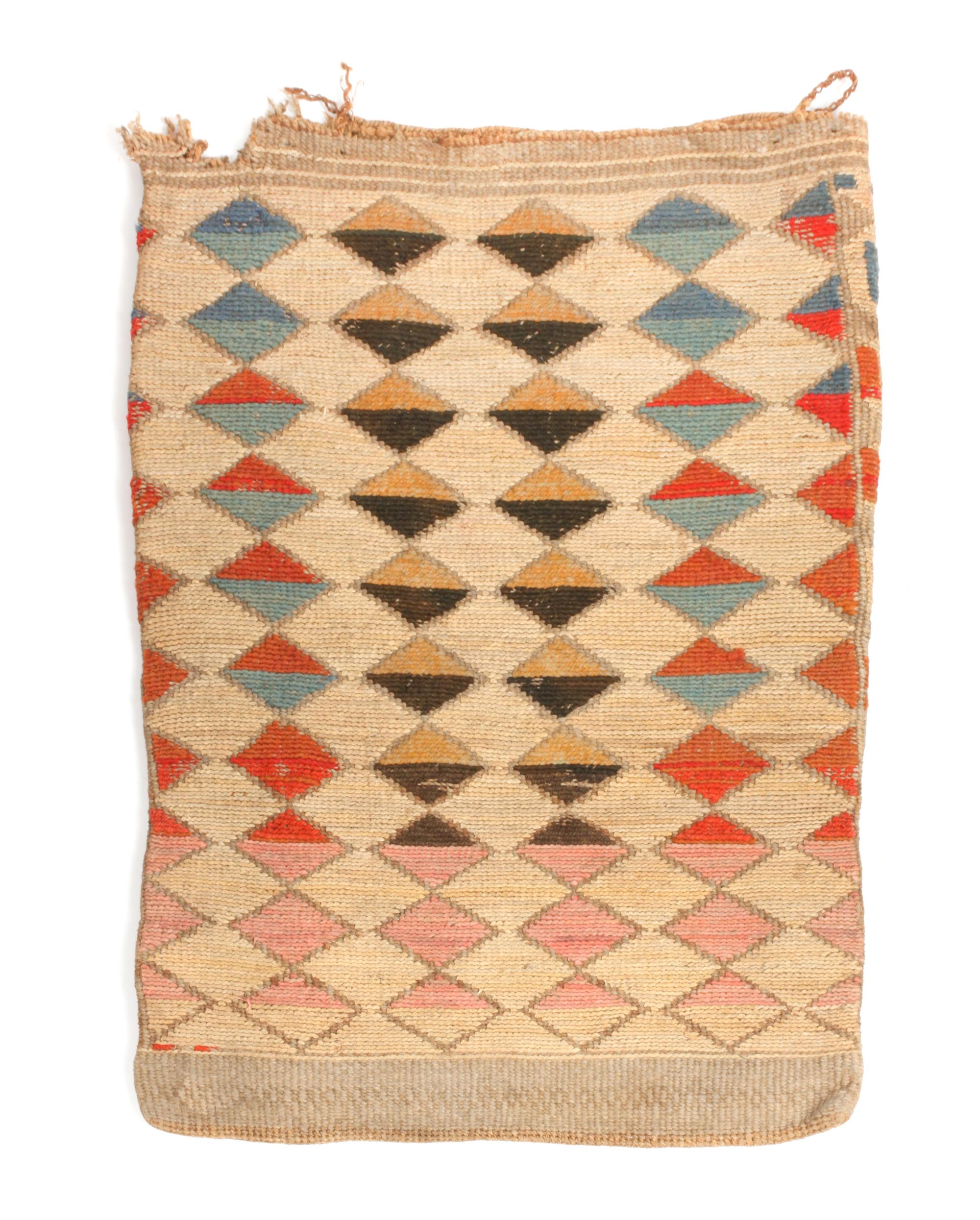 Nez Perce Corn Husk Bag Height 16 x width 21 1/2 inches — Late 19th/ Early 20th Century