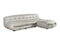 Large Soriana Sofa and Ottoman Cassina, Italy 1970