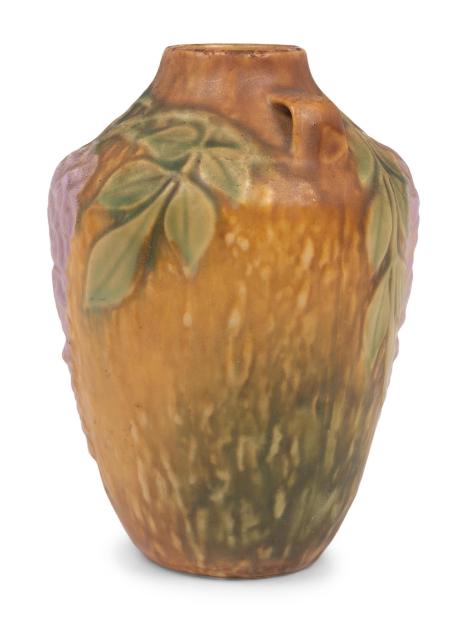 A Roseville Pottery Wisteria Vase