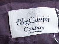An Oleg Cassini Black Silk Skirt Suit,