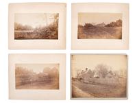 [CIVIL WAR]. 19 albumen photographs of various Civil War battlefields, particularly Chickamauga. Ca 1880s.