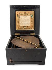 A Symphonion Disk Music Box