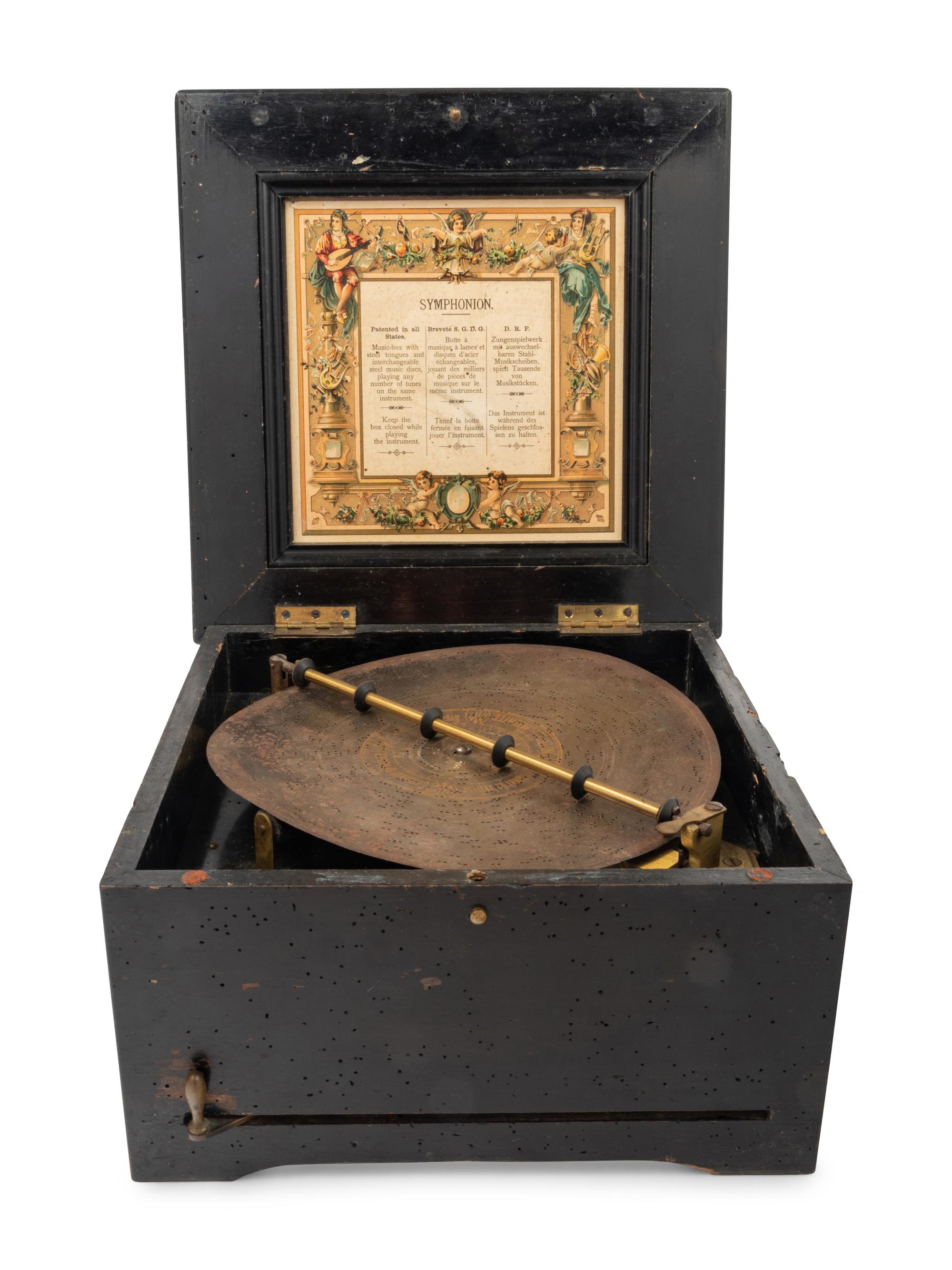 A Symphonion Disk Music Box