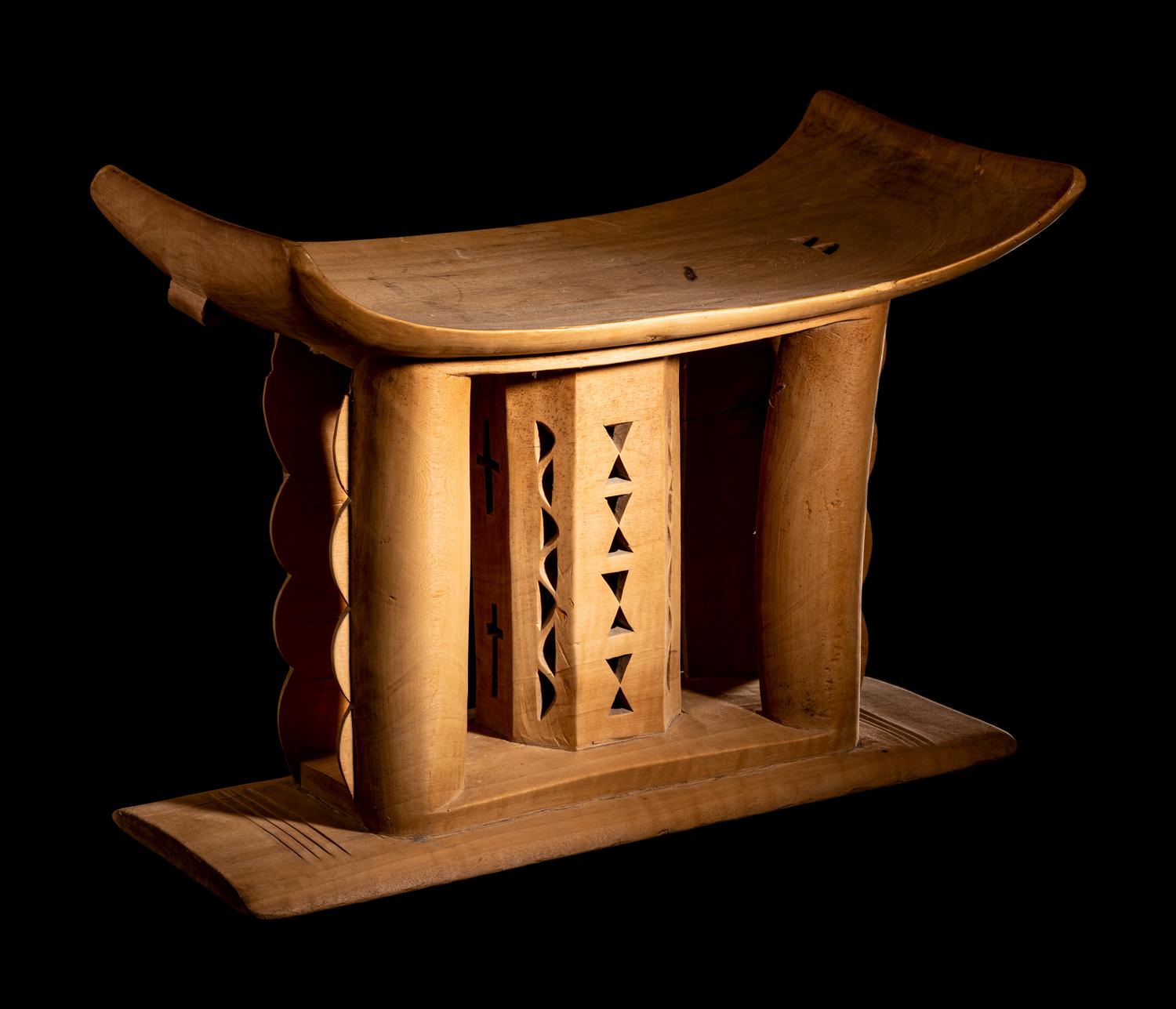 Two Ashanti Wood Stools