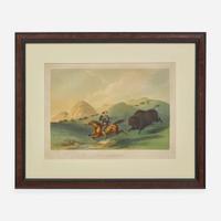 George Catlin (American, 1796-1872) Catlin's North American Indian Portfolio: Hunting Scenes and Amusements of the Rocky Mountains and Prairies of America