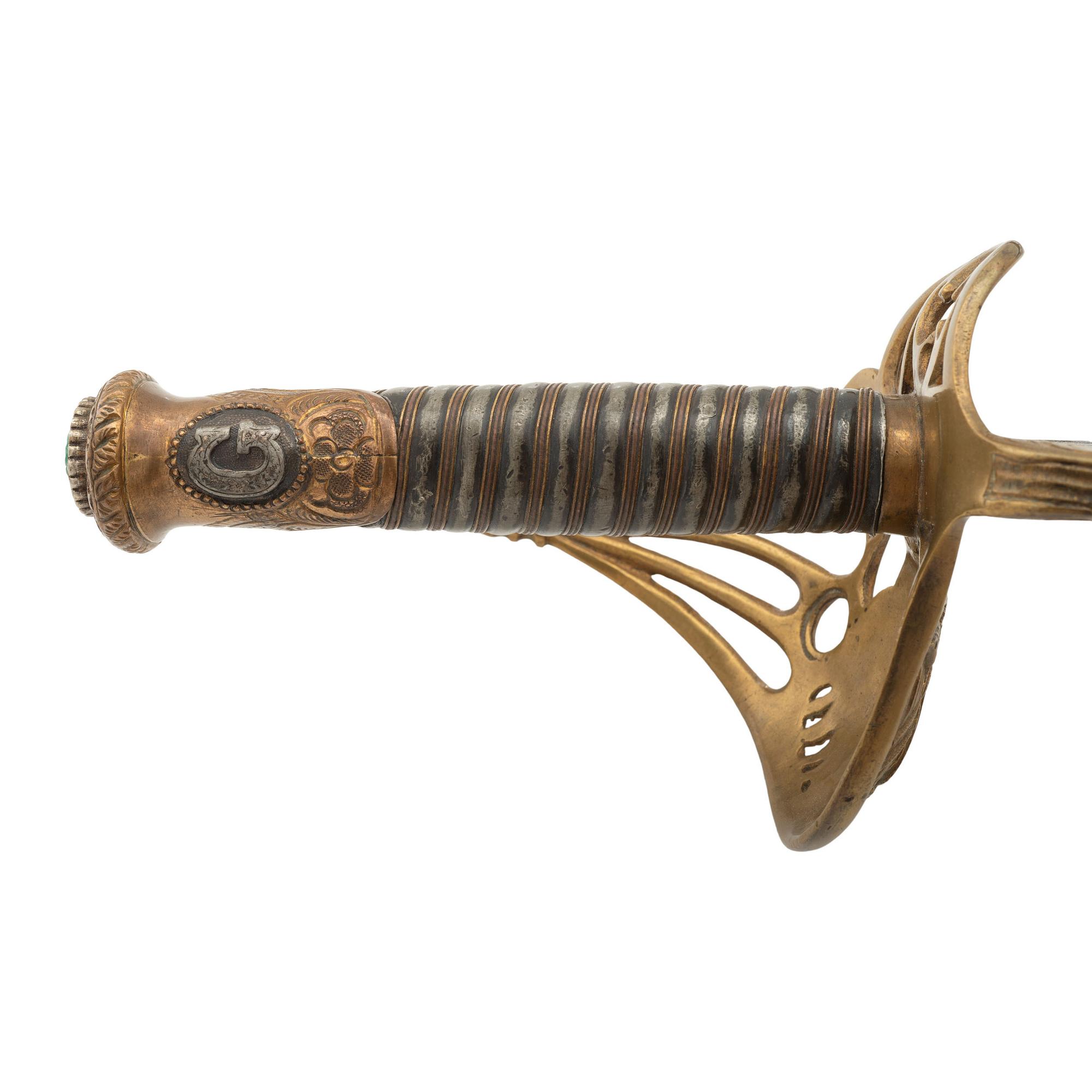 Sauerbier Non-Regulation British "Rifle Officers" Sword Presented to Major (General) Douglas Frazar 13th NY Volunteer Cavalry, later of the 104th USCT - The Man Who Caught Mosby and Let Him Go!