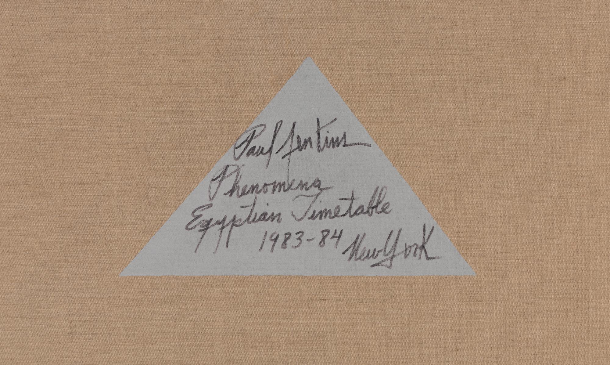 Phenomena Egyptian Timetable , 1983-84