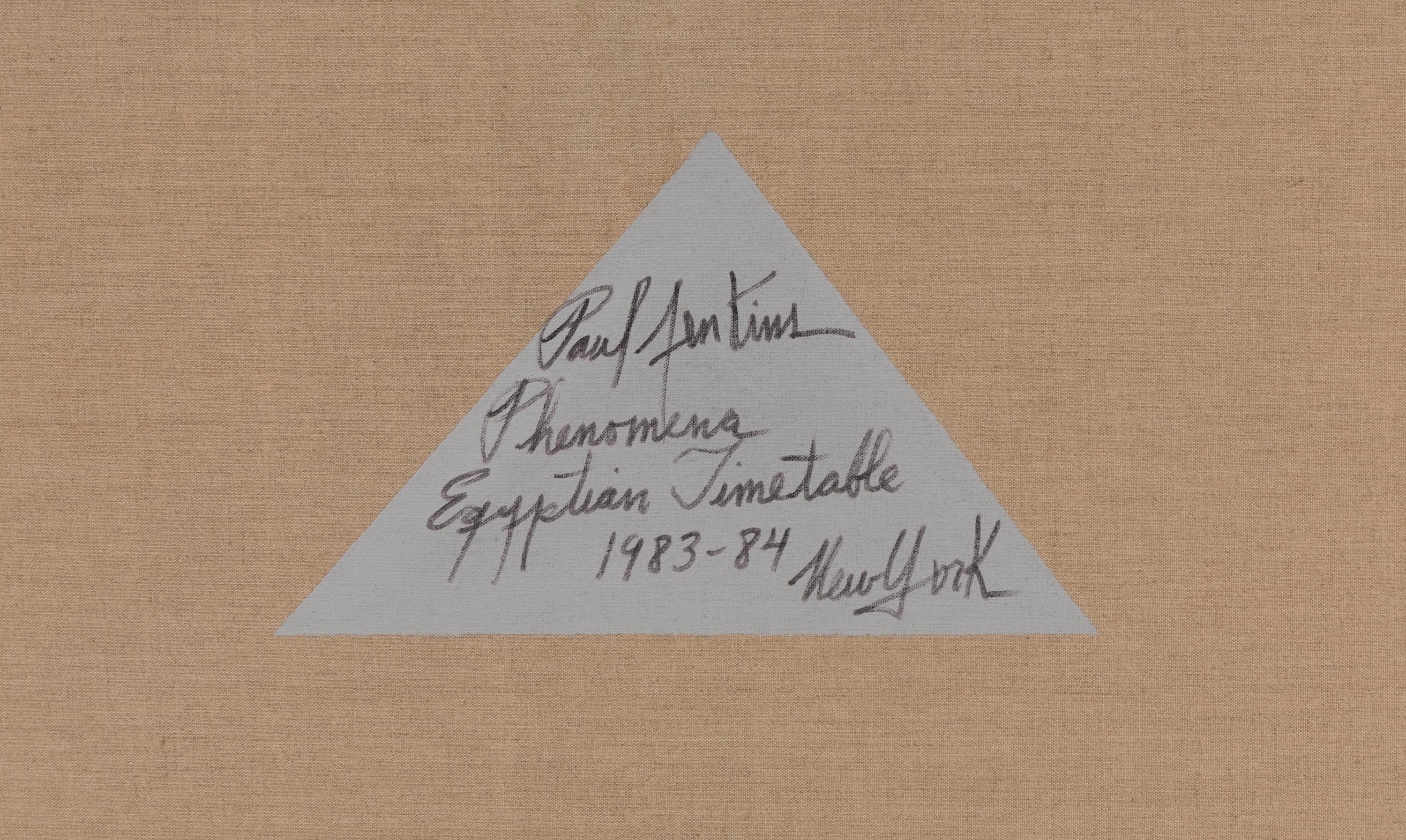Phenomena Egyptian Timetable , 1983-84