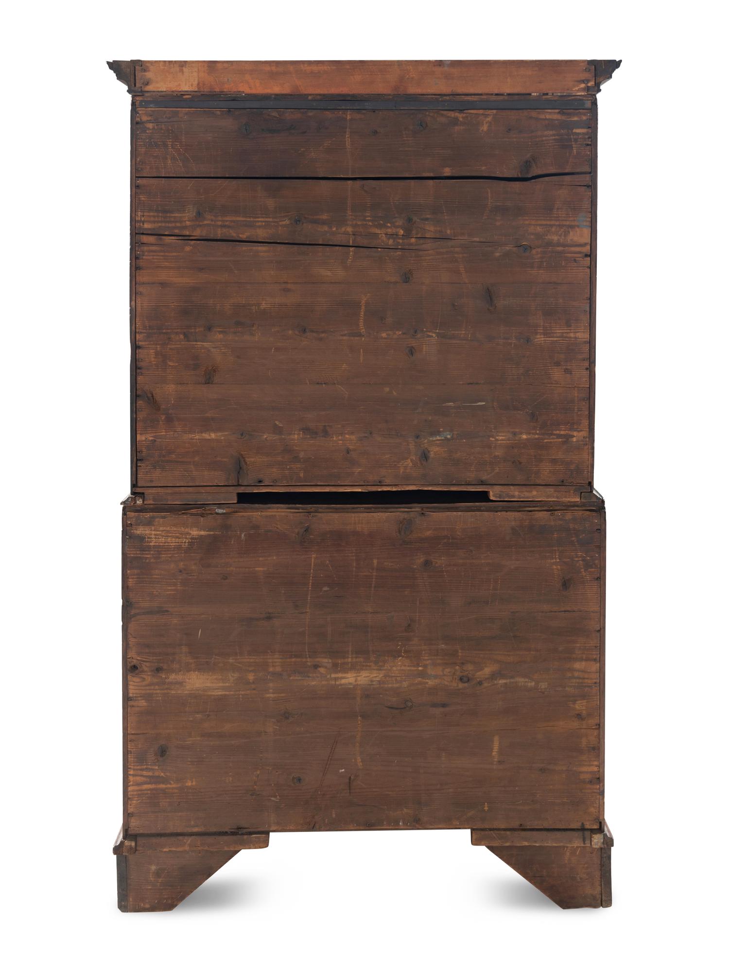 A George III Mahogany Chest-on-Chest