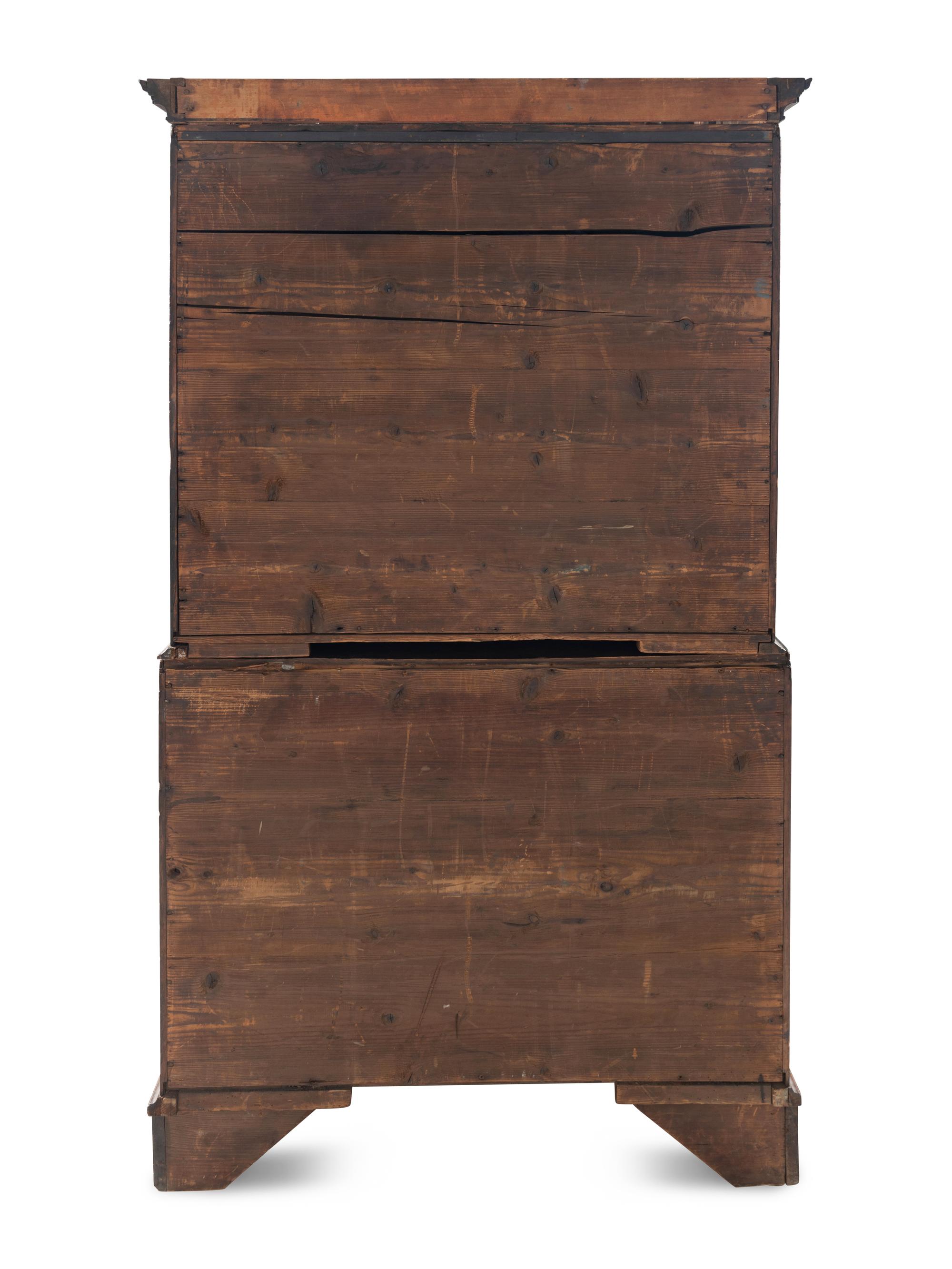A George III Mahogany Chest-on-Chest