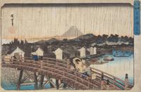 Utagawa Hiroshige (Japanese, 1797-1858) Five Woodblock Prints