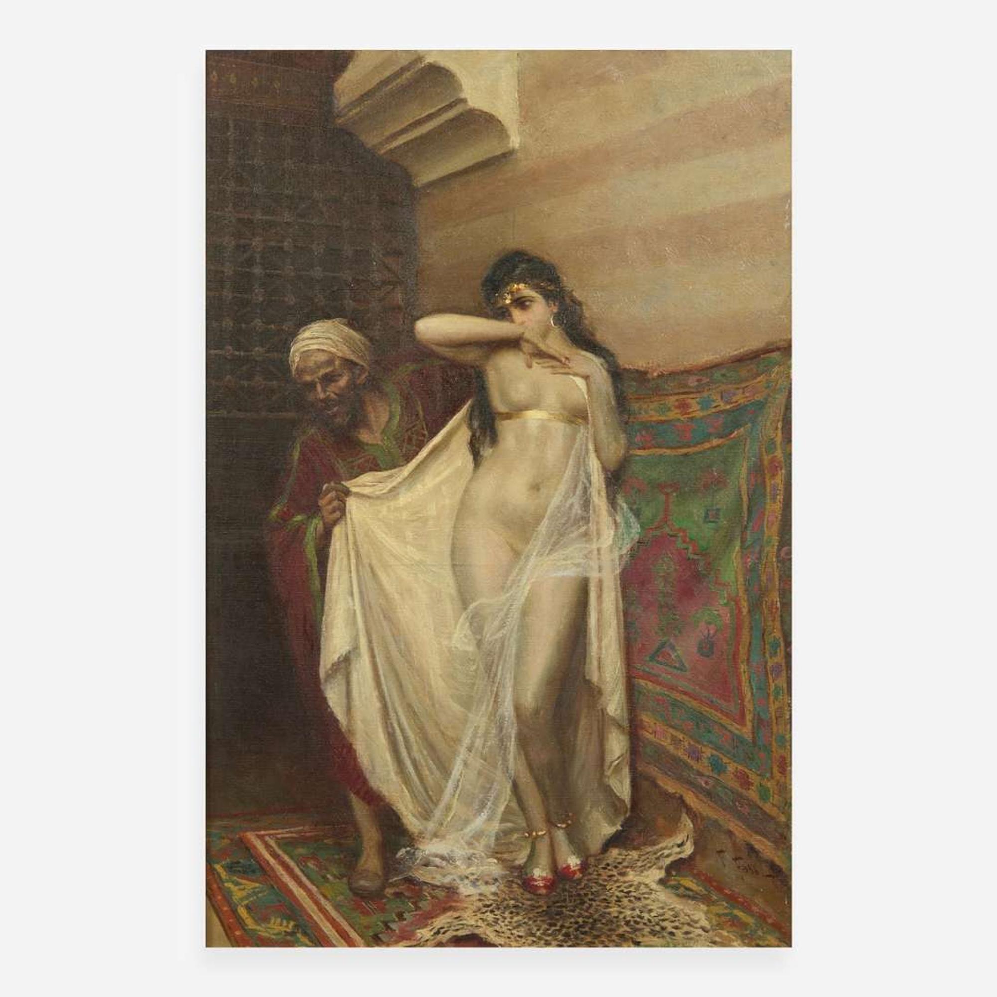 Fabio Fabbi (Italian, 1861-1946) A Fair Price
