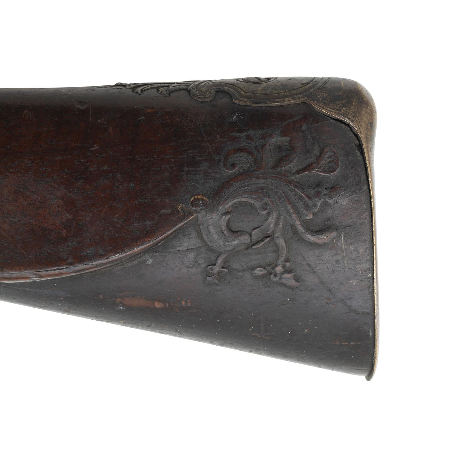 Late 18th Century Germanic Fusil by Schneevoigt Altered to Percussion
