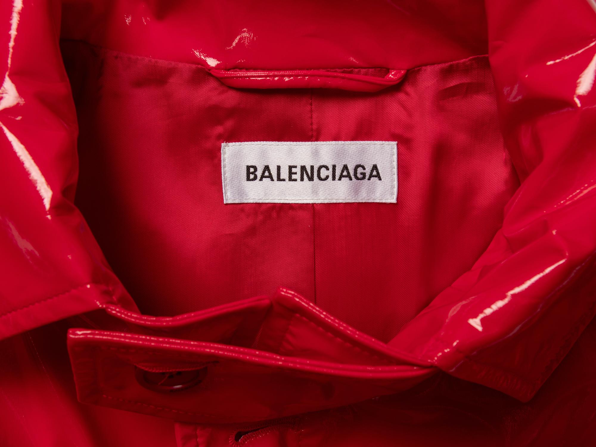 Demna Gvasalia for Balenciaga, Cherry Red Raincoat