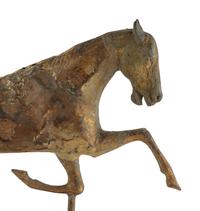 A Molded Copper and Cast Zinc Ethan Allen Weathervane