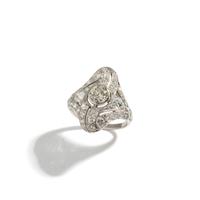 ART DECO, DIAMOND RING