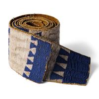 Pawnee Beaded Buffalo Hide Legging Strips