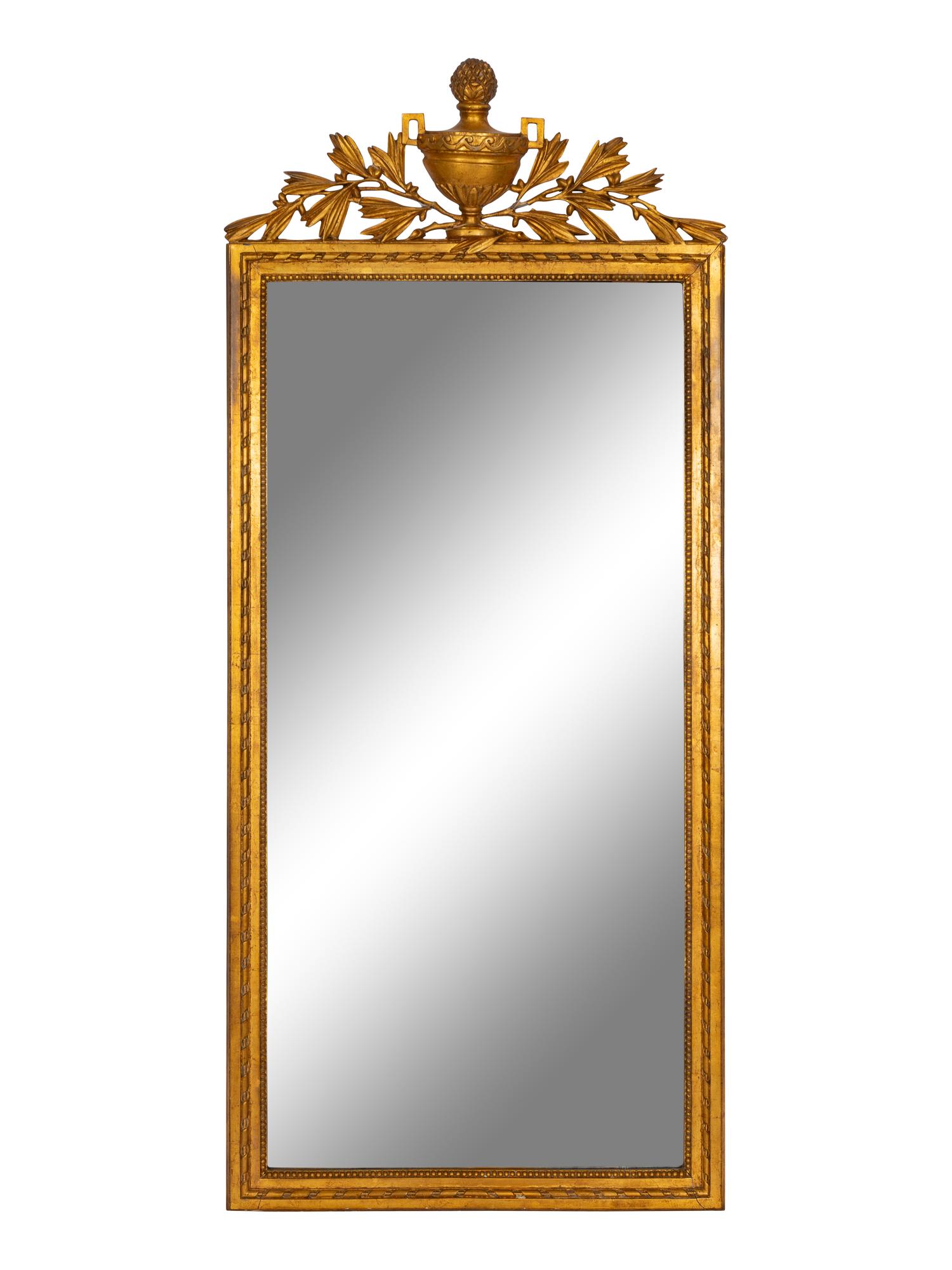 A Pair of George III Style Giltwood Pier Mirrors