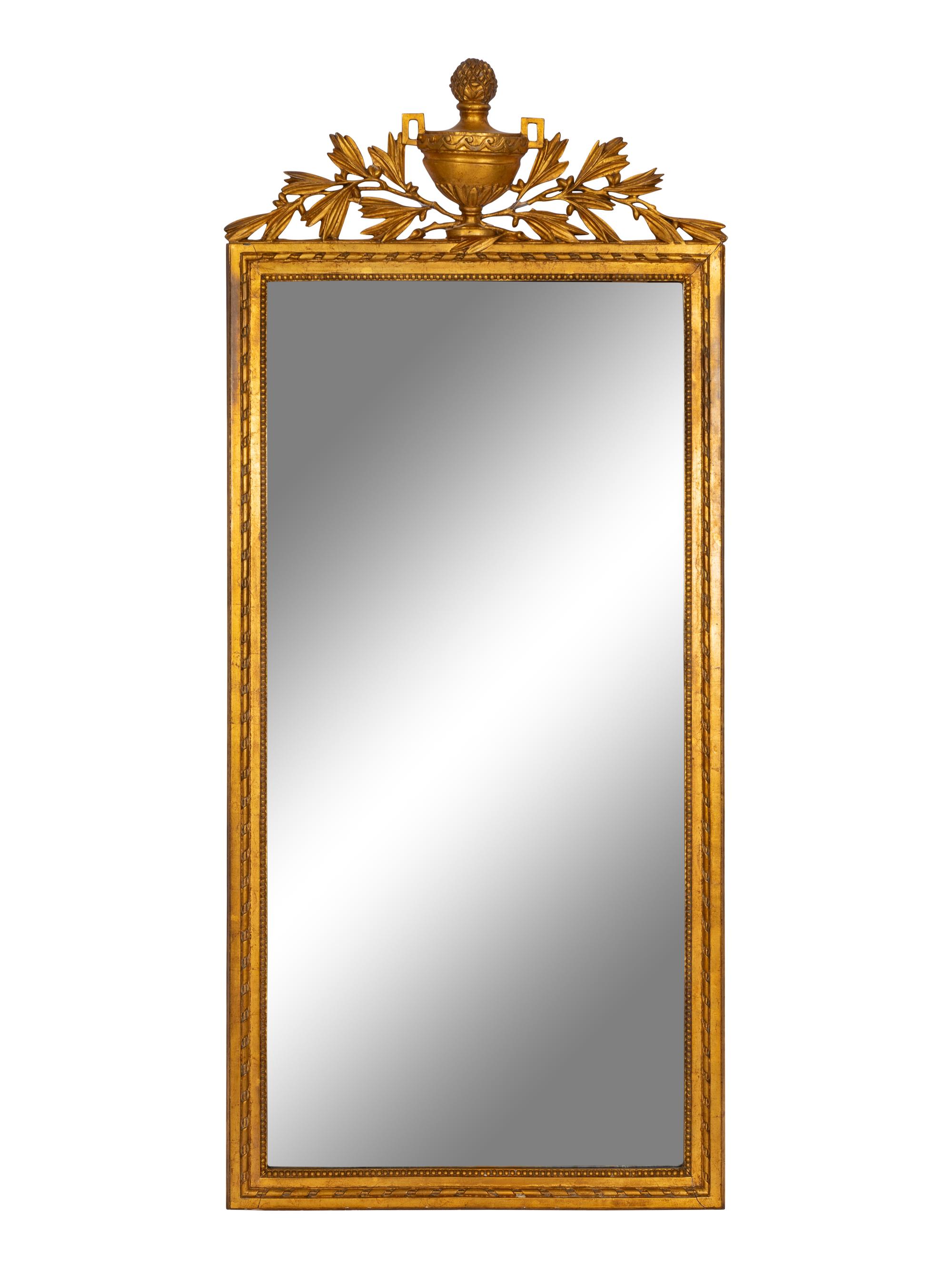 A Pair of George III Style Giltwood Pier Mirrors