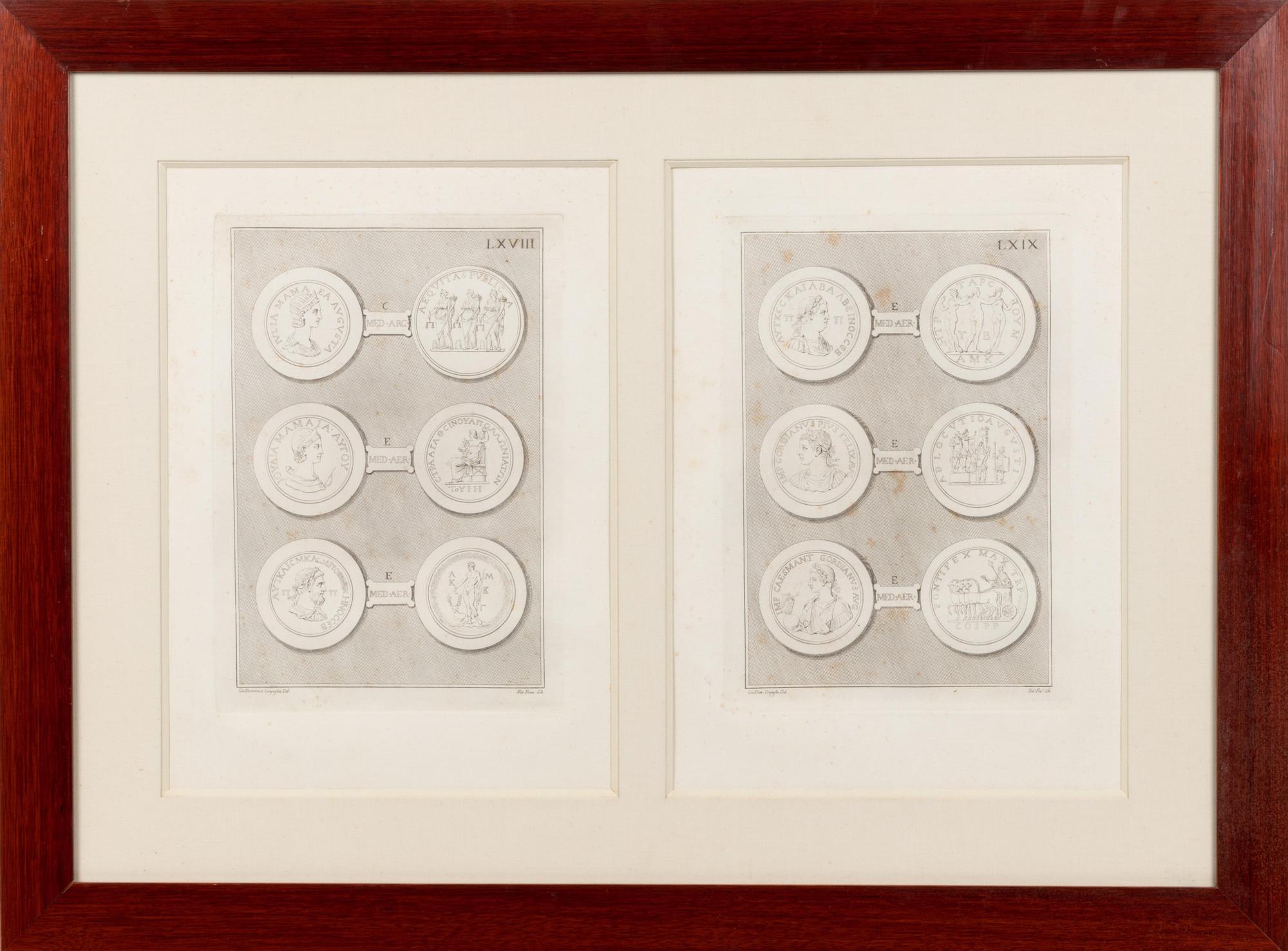 A Set of Eight Engravings