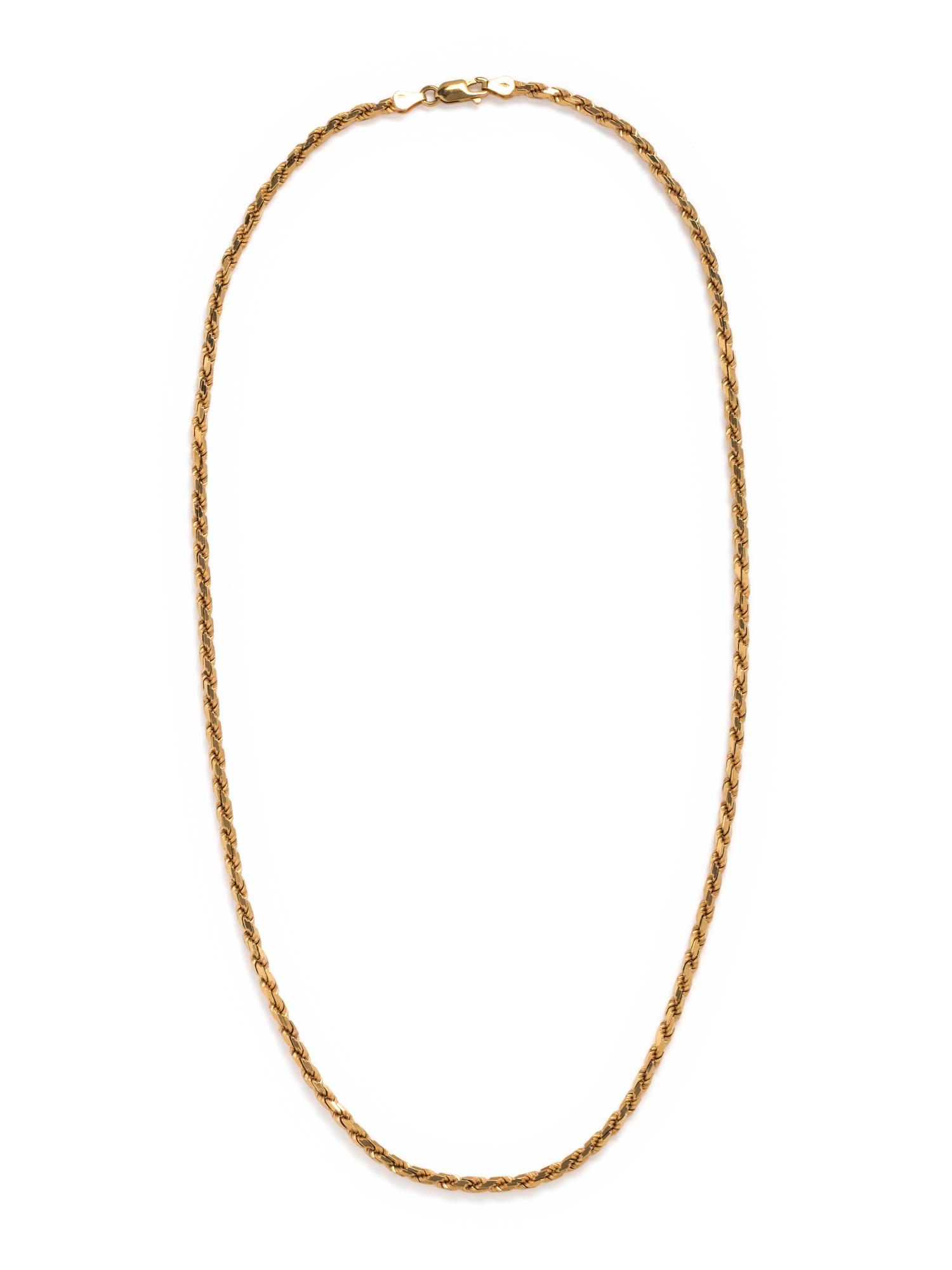 YELLOW GOLD NECKLACE