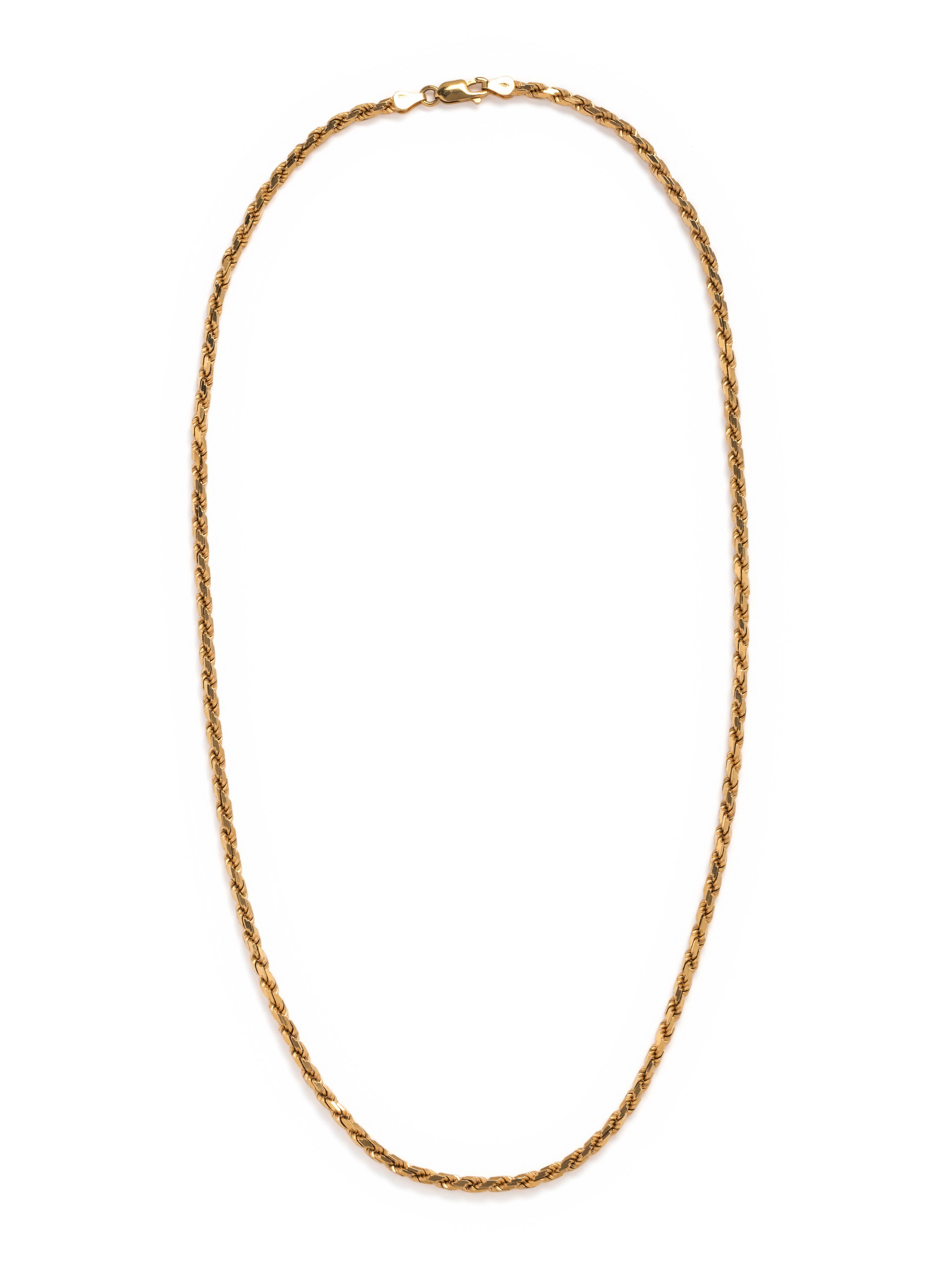 YELLOW GOLD NECKLACE