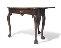 A George II carved mahogany card table, circa 1750