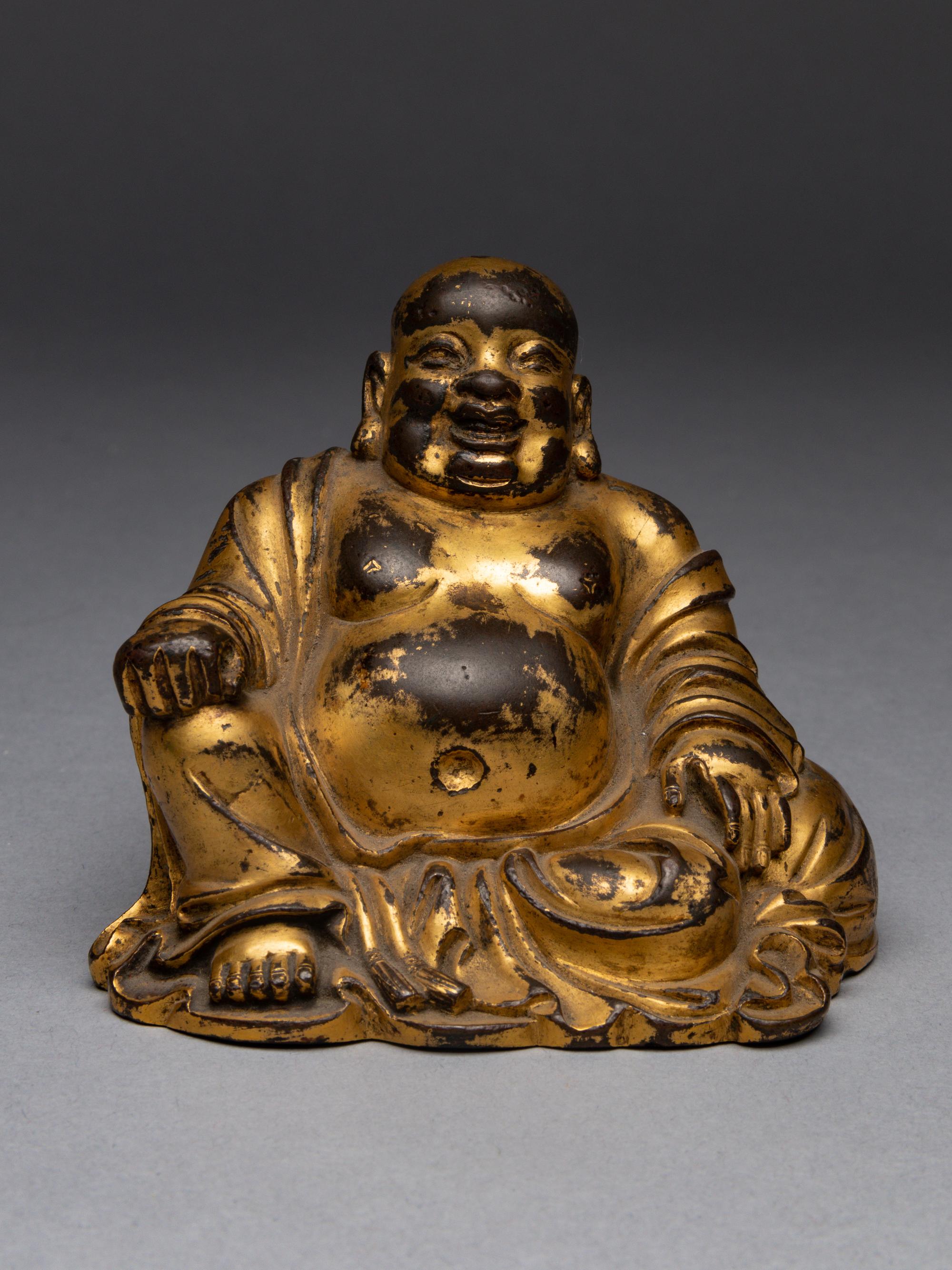 A Bronze Figure of Budai Buddha