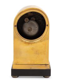 An Empire Style Gilt Bronze Mantel Clock