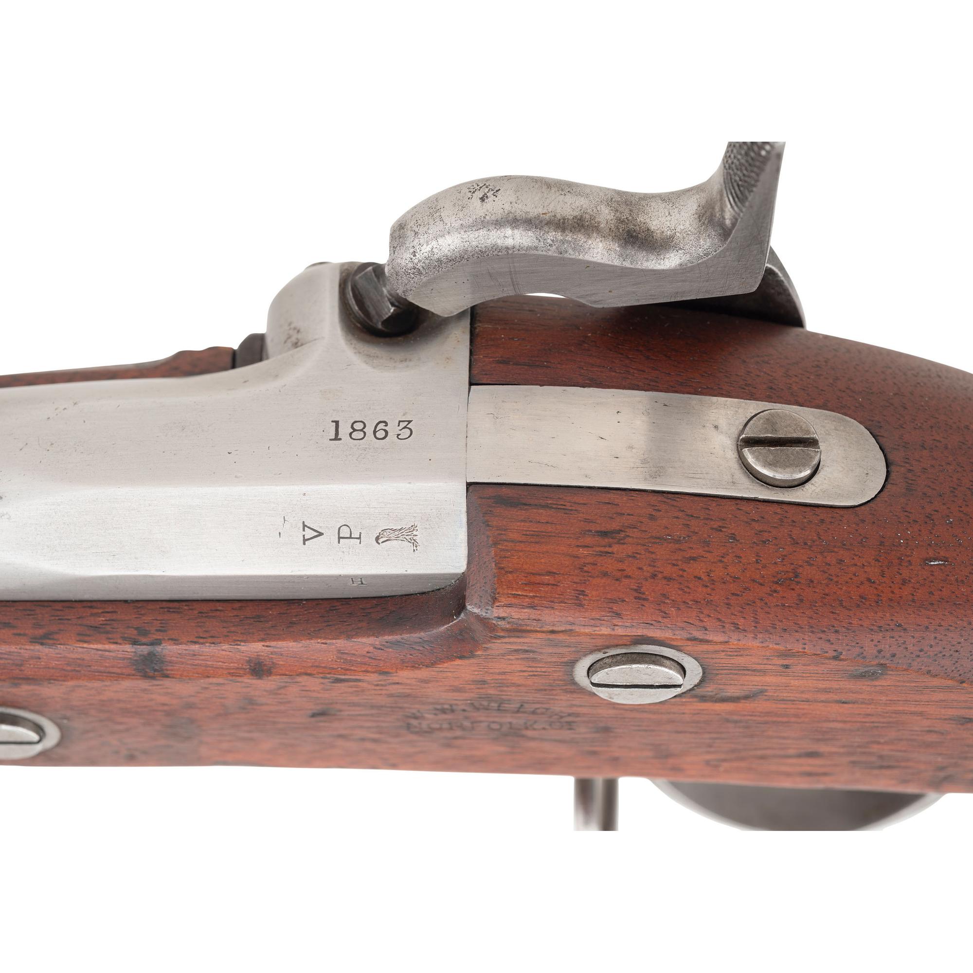 WW Welch "Norfolk" Contract US Model 1861 Rifle Musket