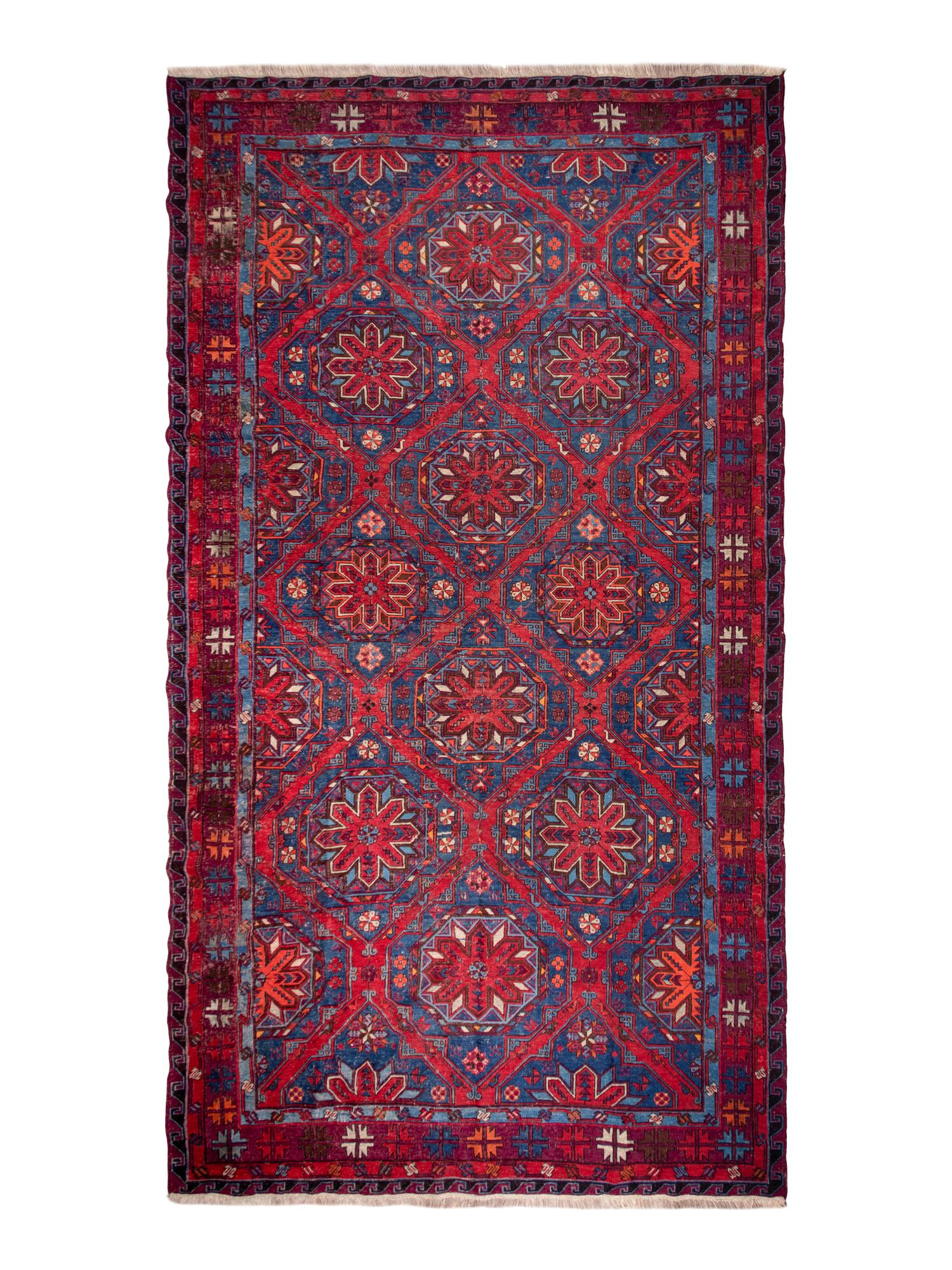 A Caucasian Soumak Wool Rug