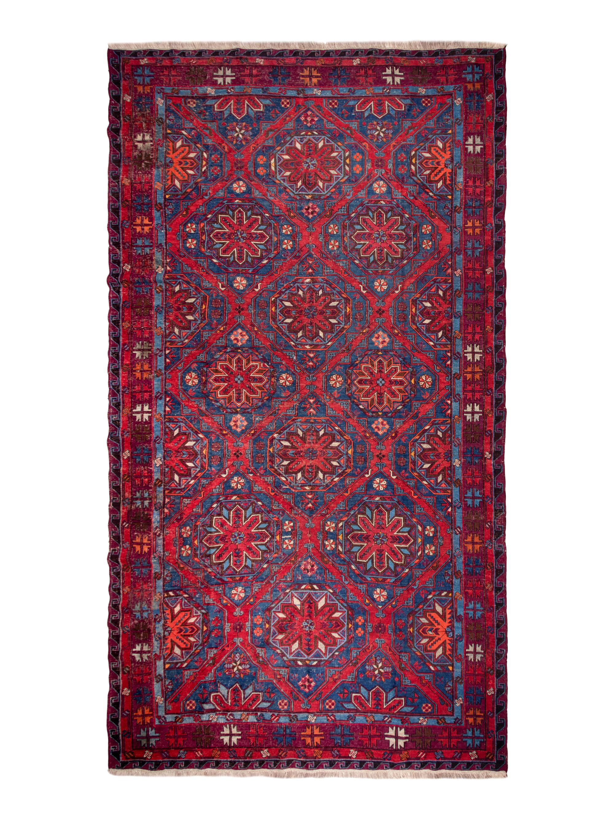 A Caucasian Soumak Wool Rug