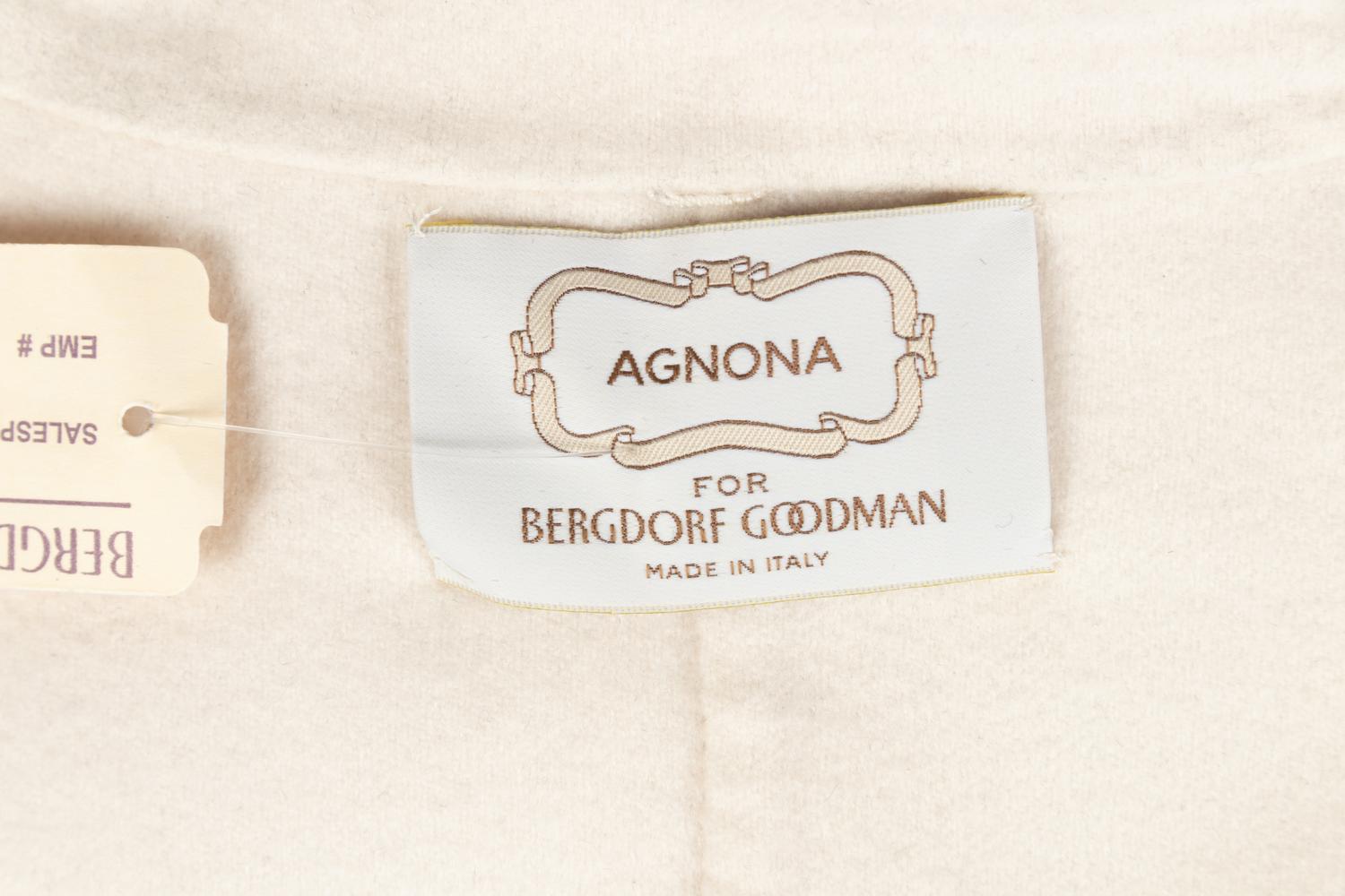 Agnona Cashmere Double Breasted Coat, 2000s