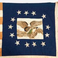 A 44/13 Star American National Flag commemorating Wyoming statehood Kansas, circa 1890