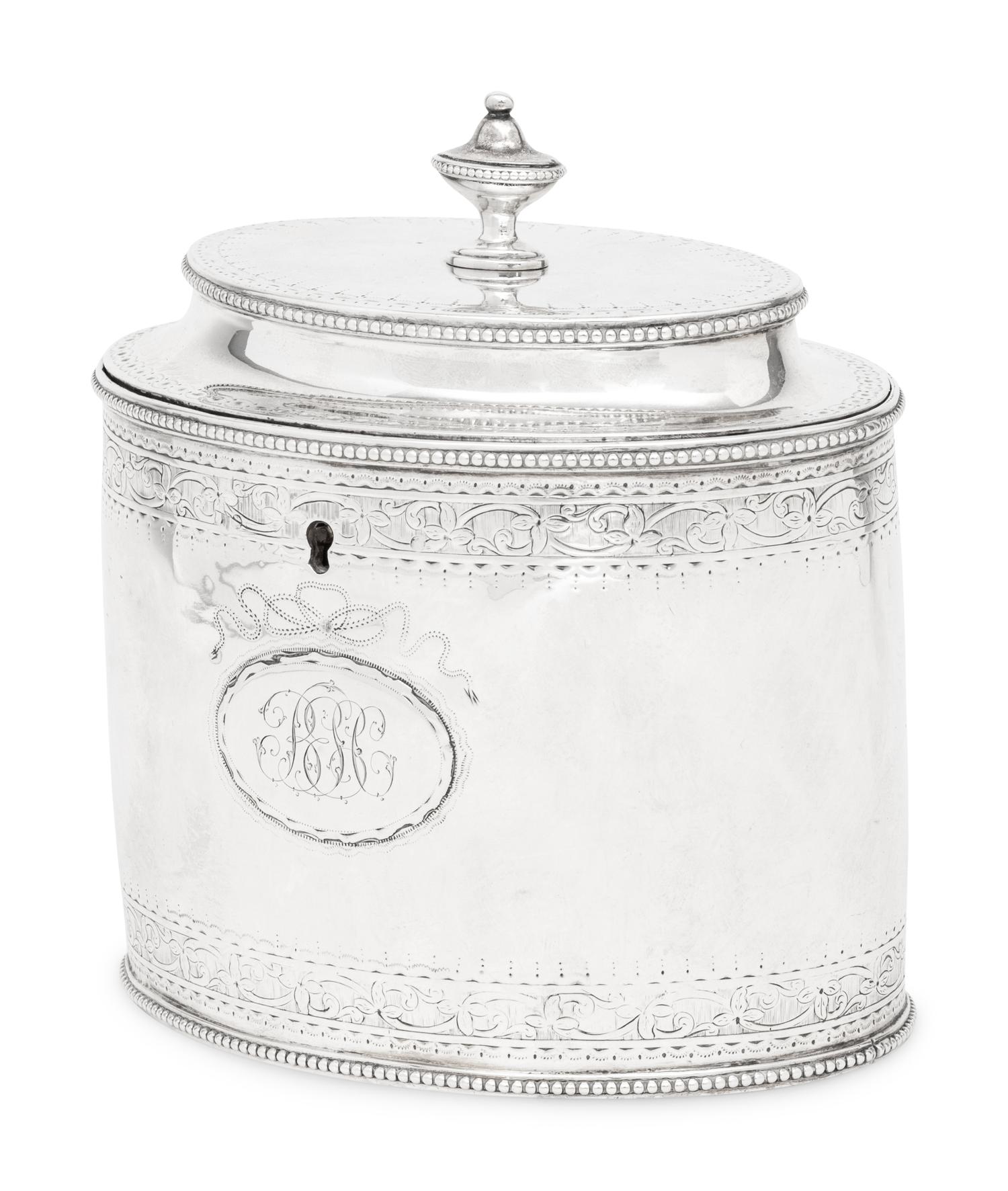 A George III Silver Tea Caddy