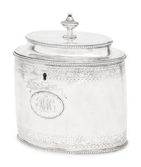 A George III Silver Tea Caddy