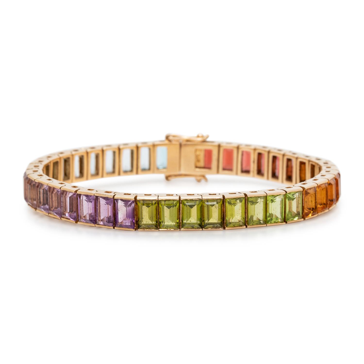 RAINBOW GEMSTONE BRACELET