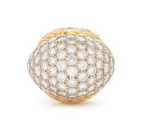 HAMMERMAN BROTHERS, DIAMOND BOMBE RING