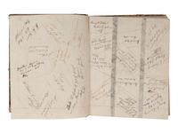 [CIVIL WAR]. Immediate post-war journal containing entries from 30+ soldiers of the 117th Illinois Infantry.