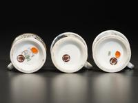 Three Porcelain Occupational Shaving Mugs of Religious Interest
