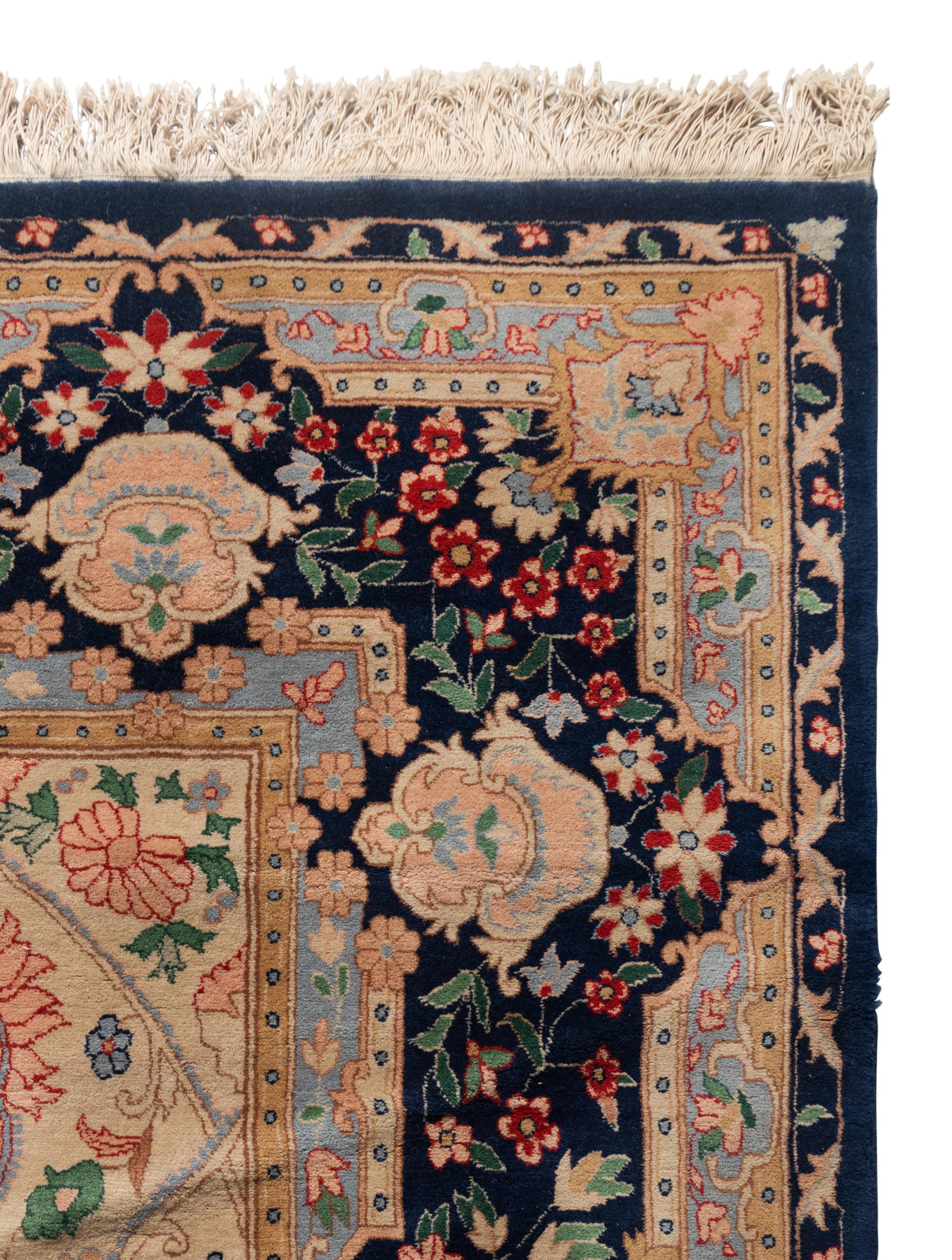A Sino Persian Blue Rug