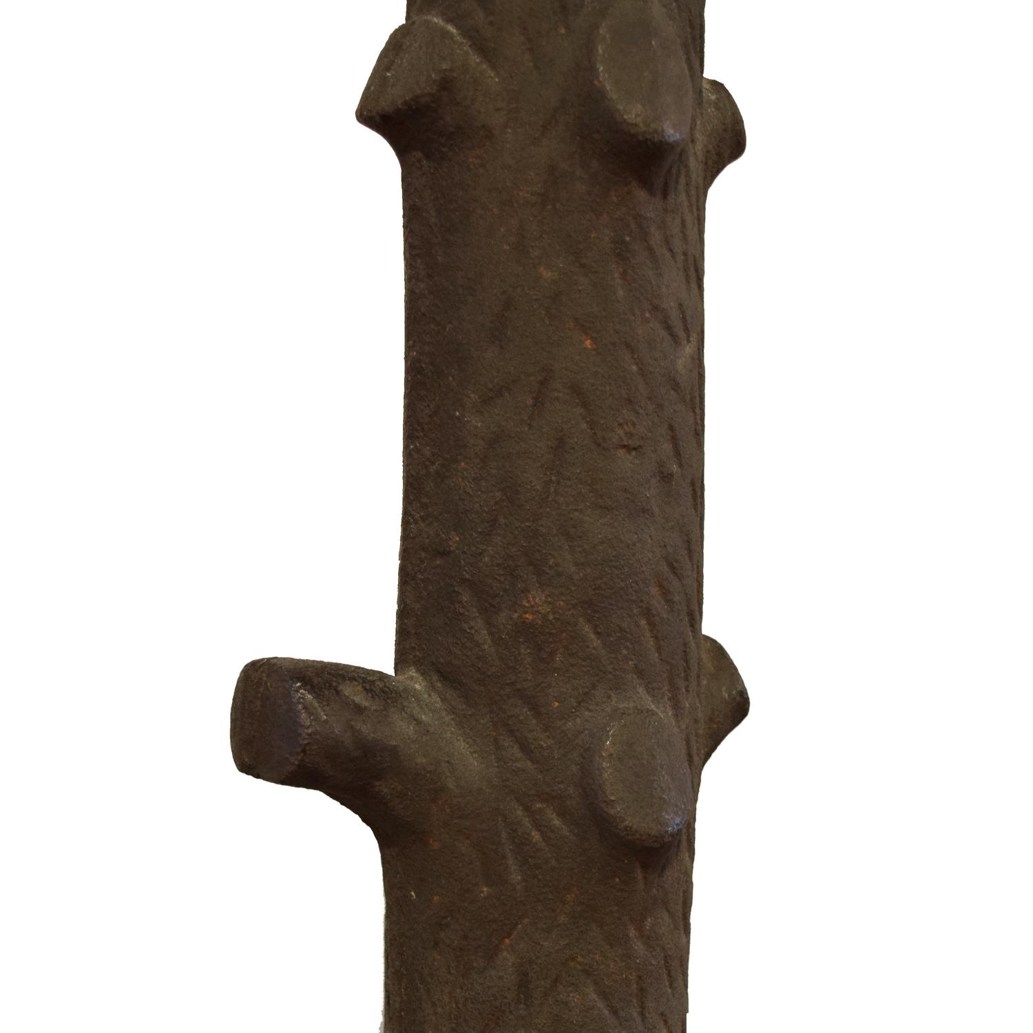 An Iron Horse Hitch 8.5" W x 6.5" D x 64.5" H — United States, 19th Century