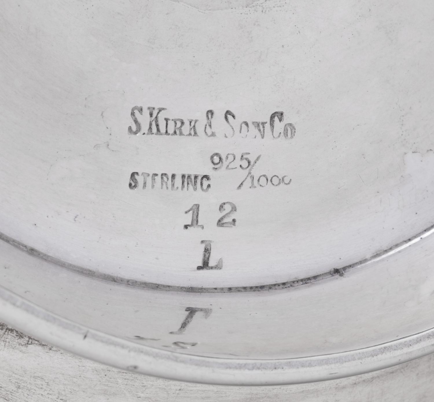 A S. Kirk & Son ' Castle' Pattern Water Pitcher