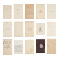 [Civil War-Indian Wars] Group of 15 CDVs of Union soldiers, including Generals Sheridan, Sturgis, and Warren