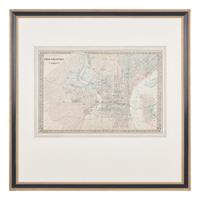 [Philadelphia] Group of 5 19th-20th century maps of Philadelphia