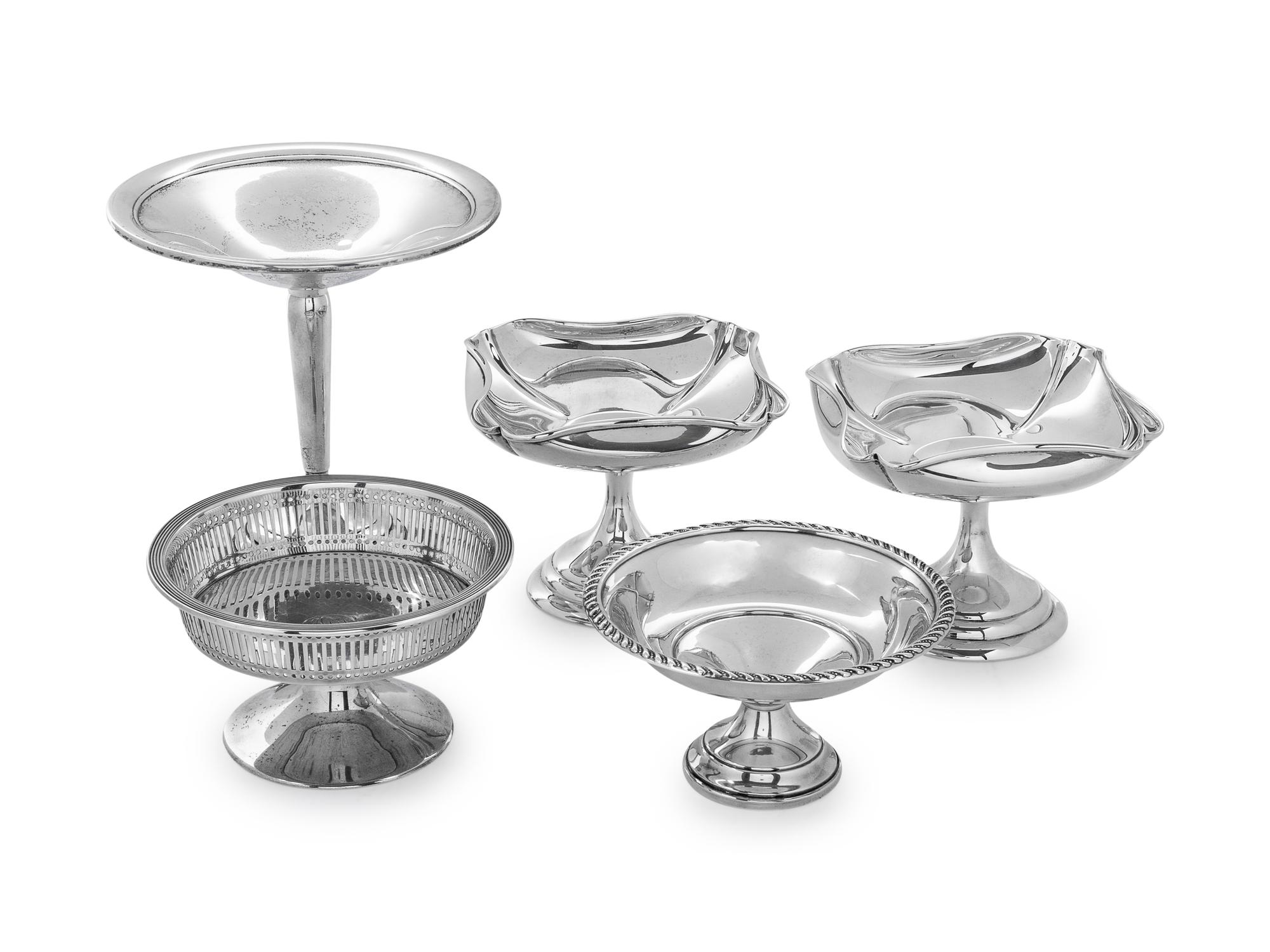 of varying height and design, two weighted.