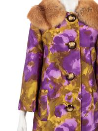 Michael Kors Swing Coat Trimmed with Fox Fur, Fall 2008