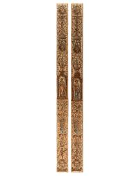 A Pair of Aubusson Tapestry Border Panels